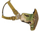Bravo Airsoft Tactical Metal Mesh Face Mask - V3 Strike - Multicam Bravo Airsoft Tactical Metal Mesh Face Mask - V3 Strike - Multicam